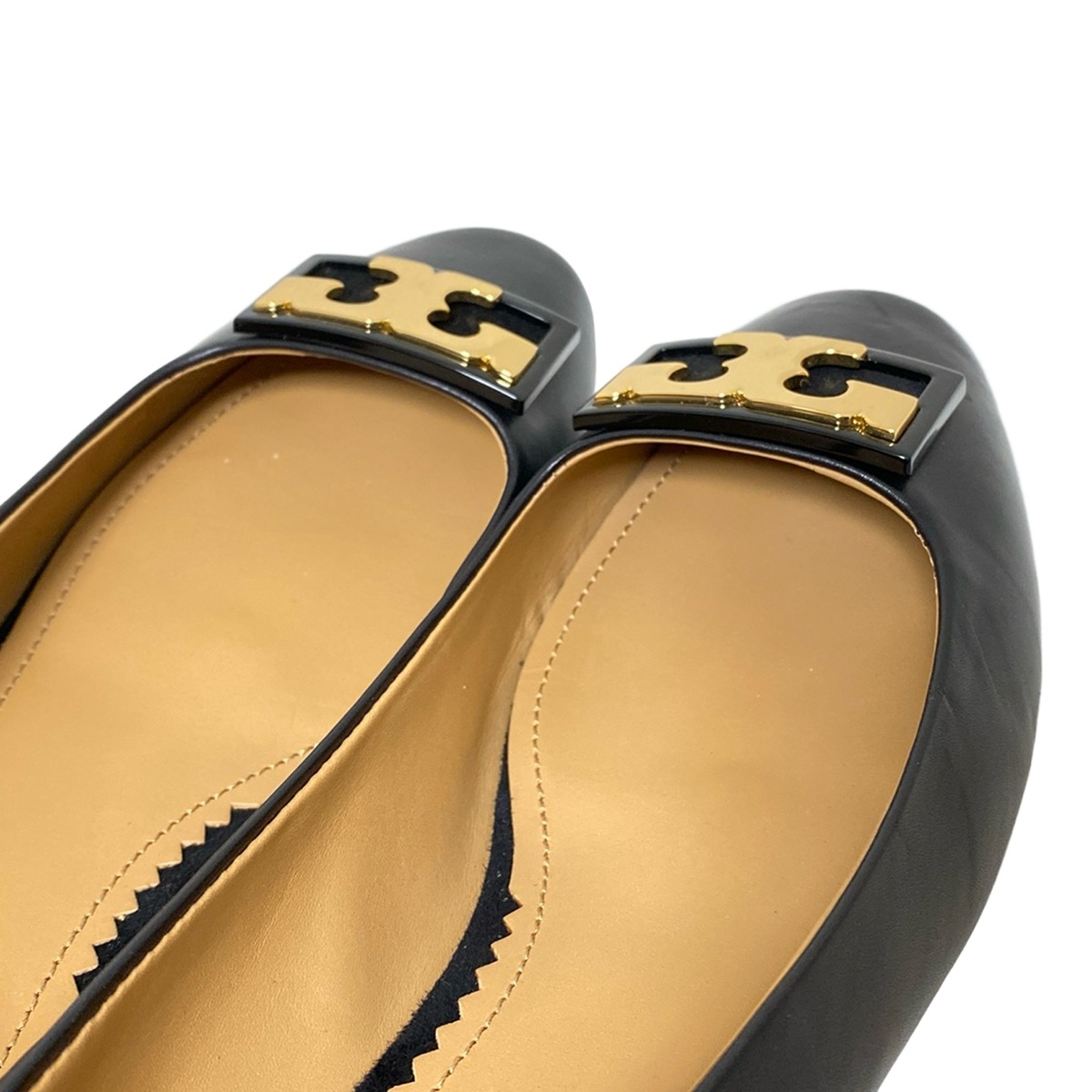 TORY BURCH(トリーバーチ) パンプス 8 M レディース - 黒 レザー