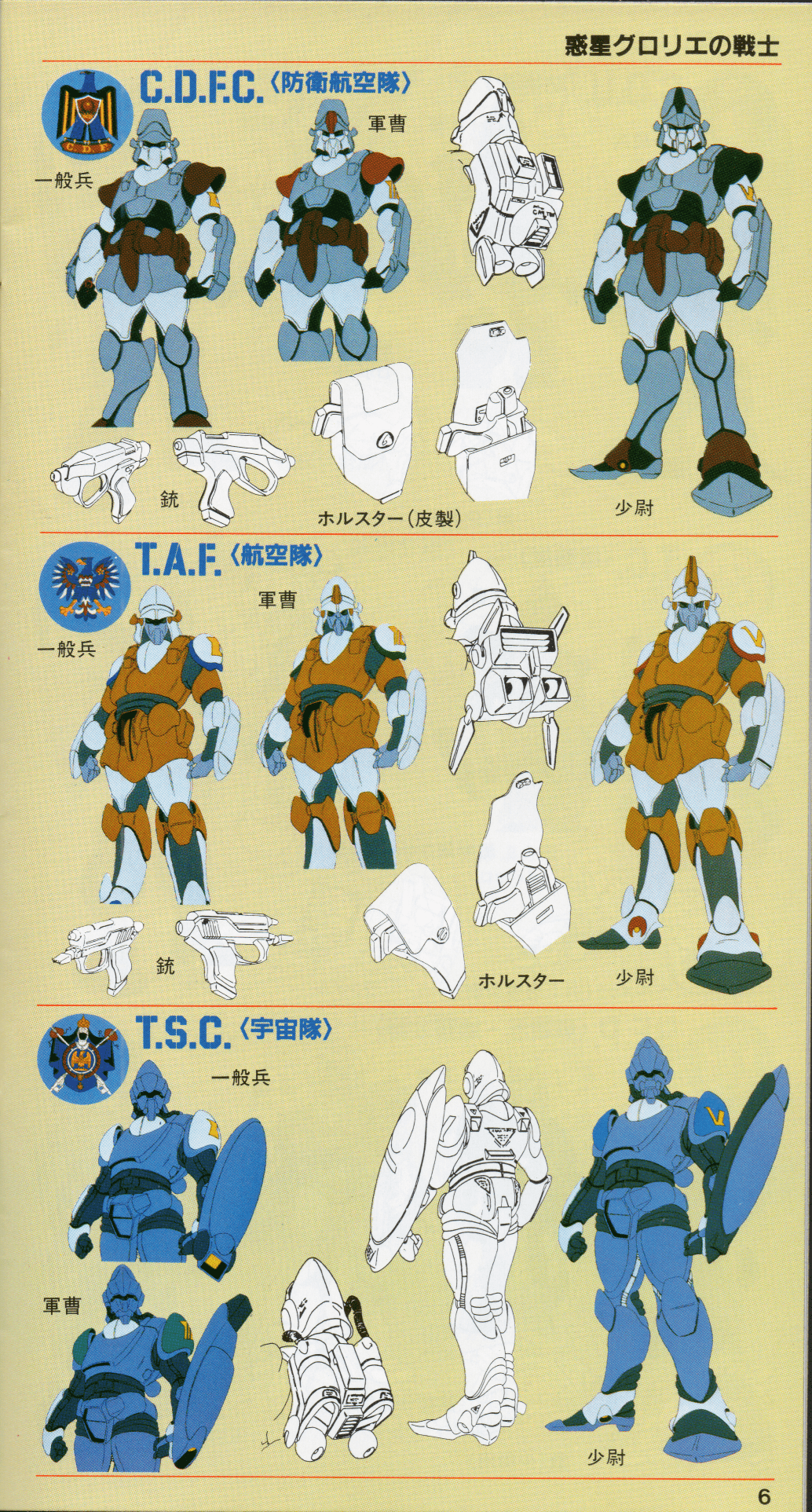 超時空騎団サザンクロス・設定資料集2 - ロボテック・クロニクル