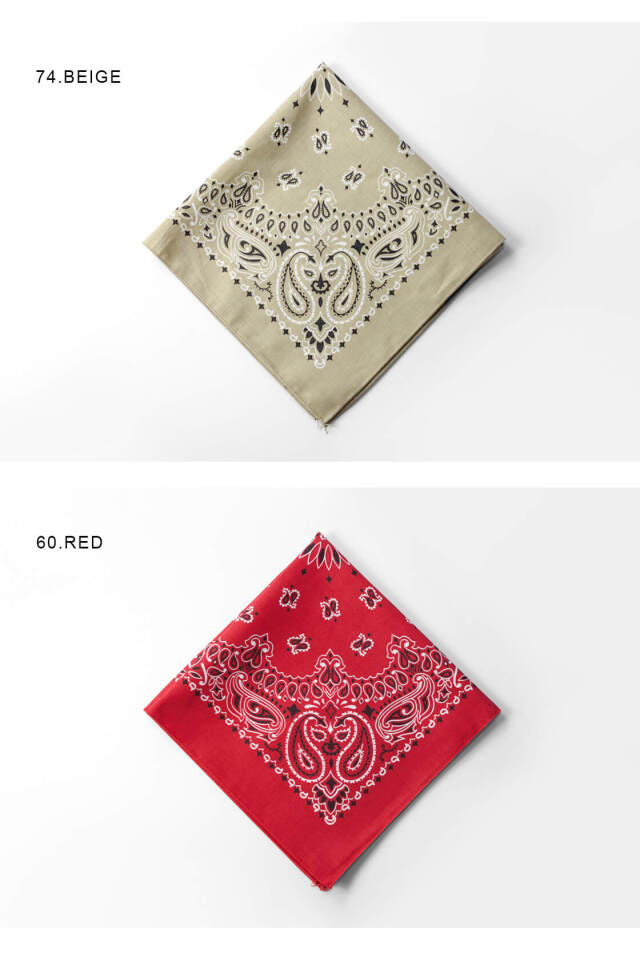 HAV-A-HANK ハバハンク バンダナ 大判 全12色 ペイズリー 柄 おしゃれ