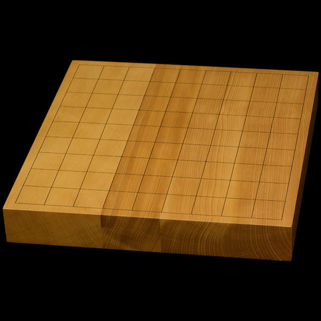 国産本榧卓上将棋盤 1寸4分（ハギ盤） st10045 | 前川榧碁盤店
