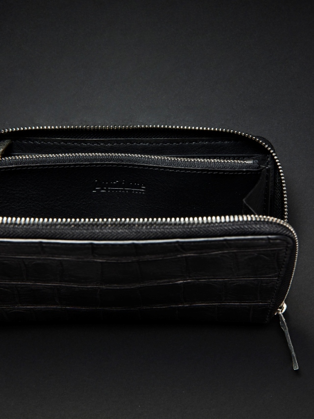 ANTIDOTE BUYERS CLUB 「Round Zip Long Wallet(Crocodile