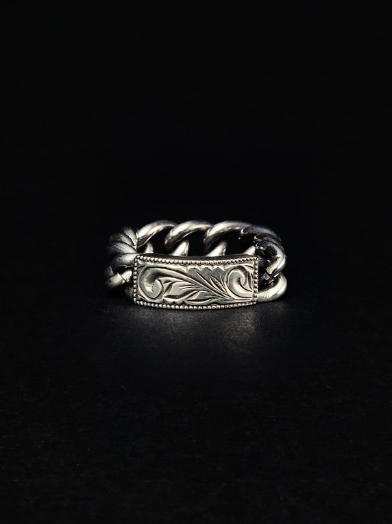 ANTIDOTE BUYERS CLUB 「Engraved ID Ring」 SILVER950製 リング