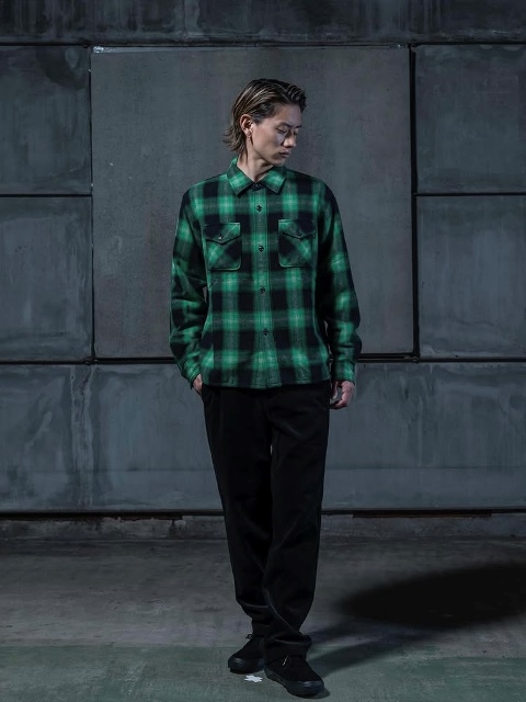 RATS 「WOOL CHECK SHIRT JKT」 ウール オンブレーチェックシャツ