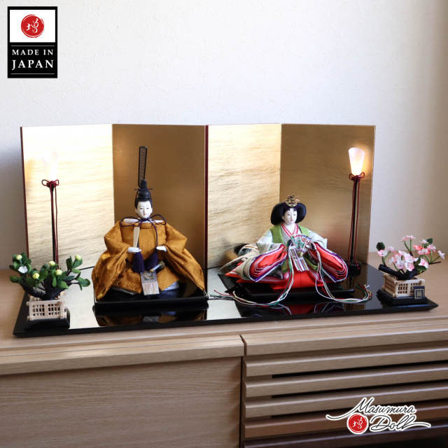 最新作 増村人形店 オリジナル 華峰作 芥子親王 即位 天皇陛下 黄櫨染