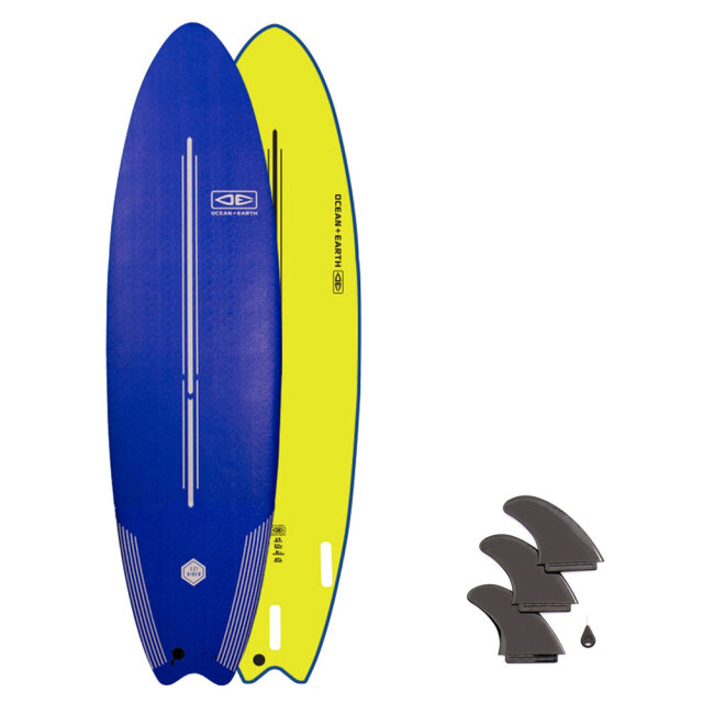 OCEAN&EARTHEZIRIDERSOFTBOARD7'0サーフボードソフトボード/初心者用