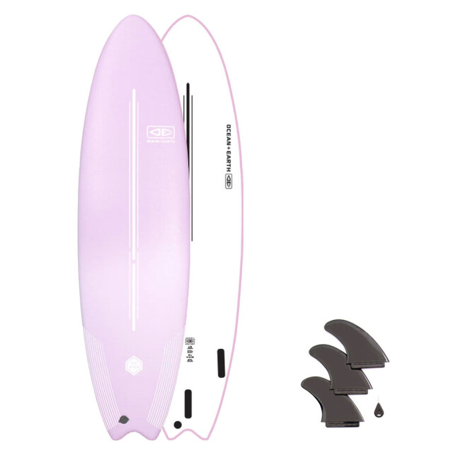 OCEAN&EARTHEZIRIDERSOFTBOARD7'0サーフボードソフトボード/初心者用