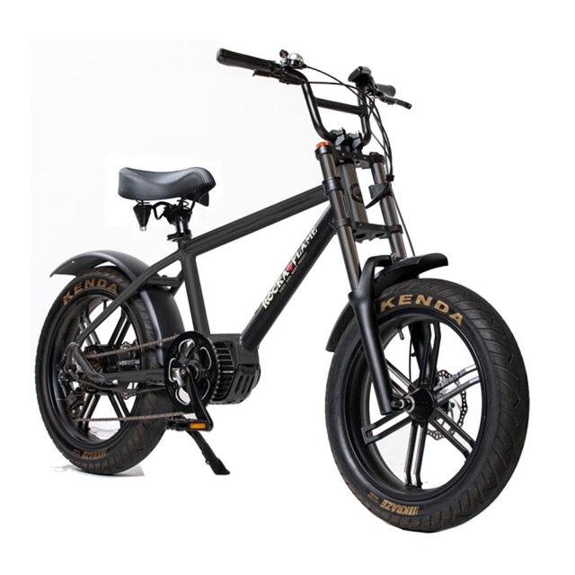 電動アシスト付き自転車 ロカフレーム マカミ マットブラック ROCKA