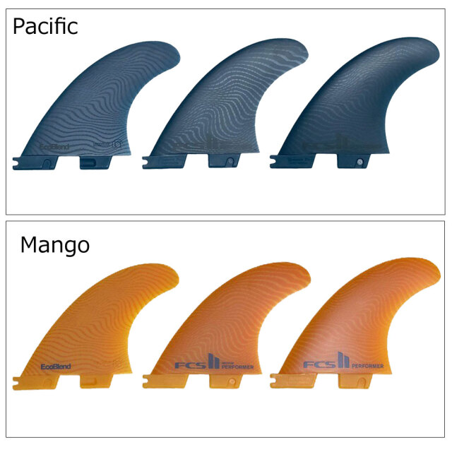 ショートボードフィン FCS2フィン パフォーマー エコブレンド