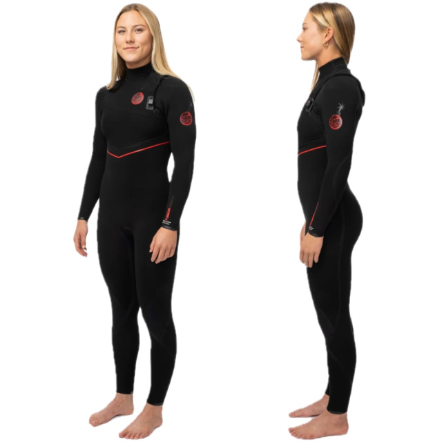 サーフィン レディース ウェットスーツ セミドライ 3mm 2mm リップ