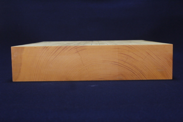 国産本榧卓上碁盤 【3寸1分】【1枚盤】【木表】