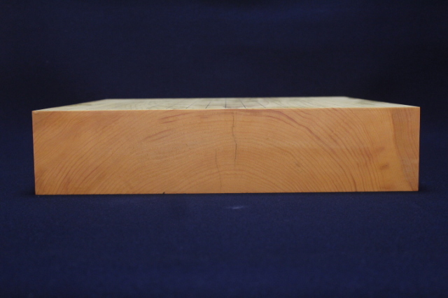 国産本榧卓上碁盤 【3寸1分】【1枚盤】【木表】