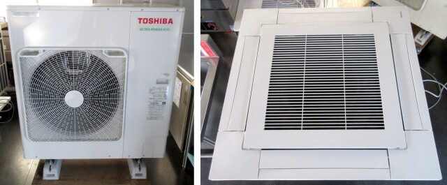 2021年 東芝 業務用エアコンセット RUXA08033MU 3相200V 天井カセット