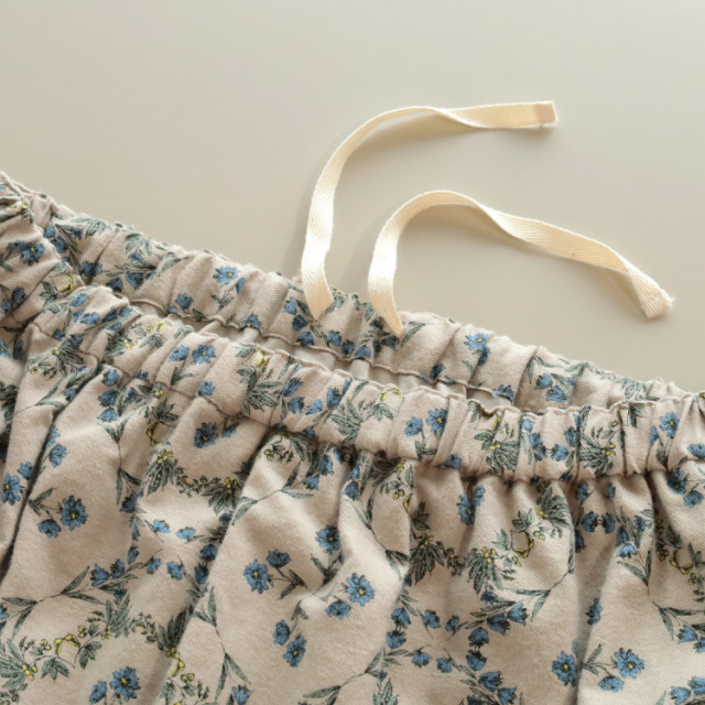 nofl】ビエラ起毛サークルフラワーAラインスカート 644211050