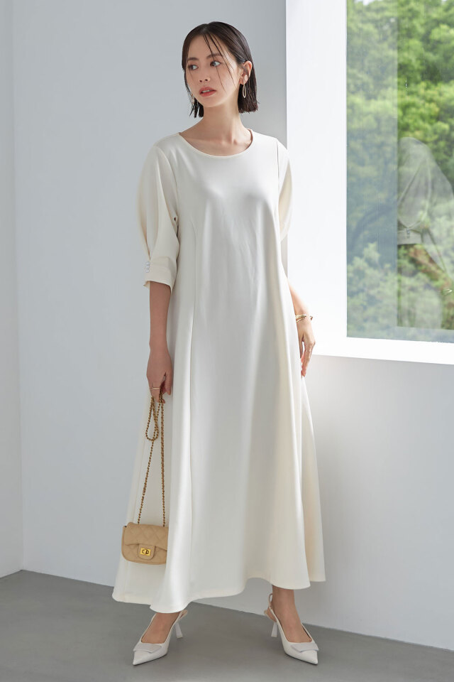 maria_r_t_yさんコラボ】カットフレアワンピース