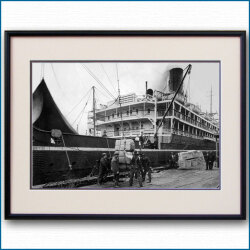 1920年代 日本郵船・諏訪丸の写真アートプリント【Maritime Gallery