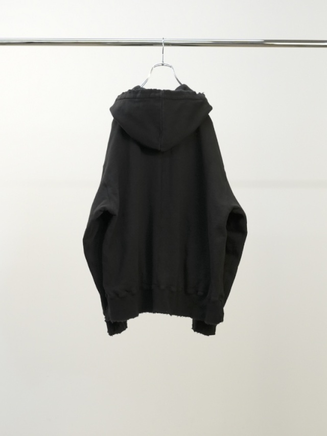 ANCELLM ZIP UP HOODIE BLACK 2025AW 通販ページ octavia[オクタヴィア]
