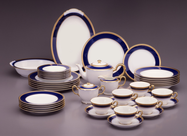 大倉陶園 片葉金蝕 プレート6枚セット 片葉金蝕 カップ&ソーサー