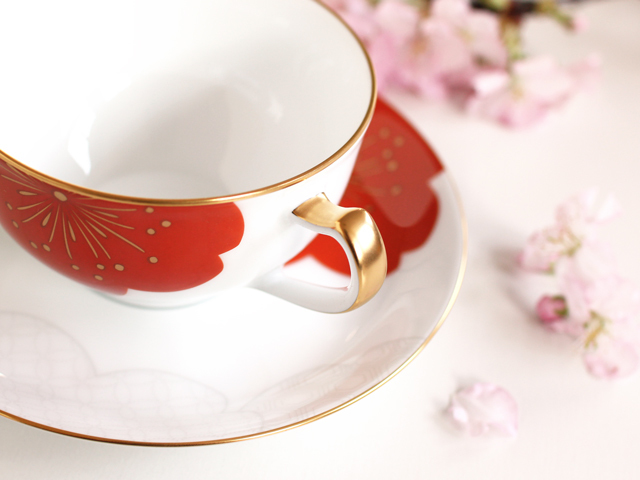 桜シリーズ第5回「吉祥桜」 カップ＆ソーサー