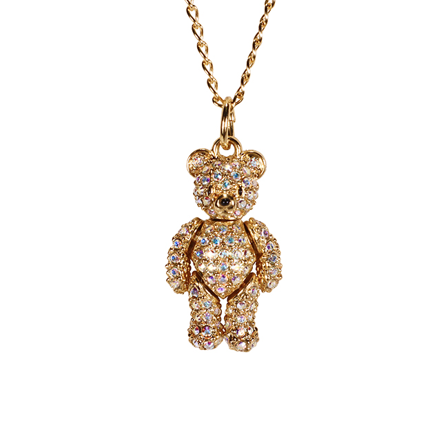テディベアアクセサリー ネックレス ゴールド ペンダント
