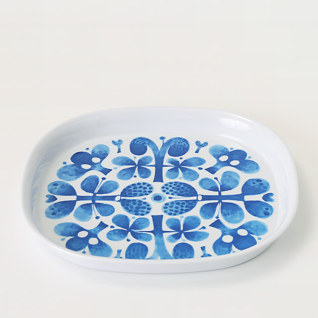 復刻版】スティグ・リンドベリ/BLUES/プレート(L) COMFOTA 北欧雑貨店