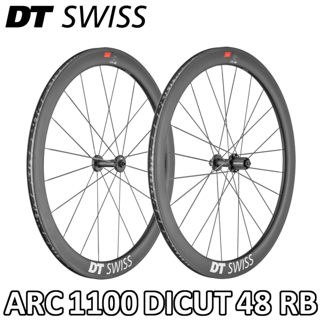 DT SWISS ARC 1100 DICUT 48 RIM BRAKE Front/Rear Wheels Set (ディー