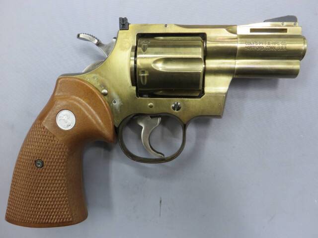 コクサイ】ニュー コルト パイソン 2.5in 真鍮 SMG 金属モデルガン