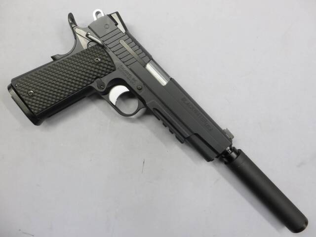 ウエスタンアームズ】SIG 1911 ブラックウォーター（サイレンサー）