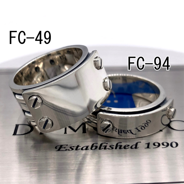 送料無料】Dr MONROE(ドクターモンロー) ビスプレートリング FC-49SE-SV