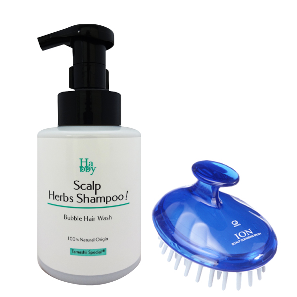魂のハッピースカルプハーブ泡シャンプー350ml＋頭皮クレンジング