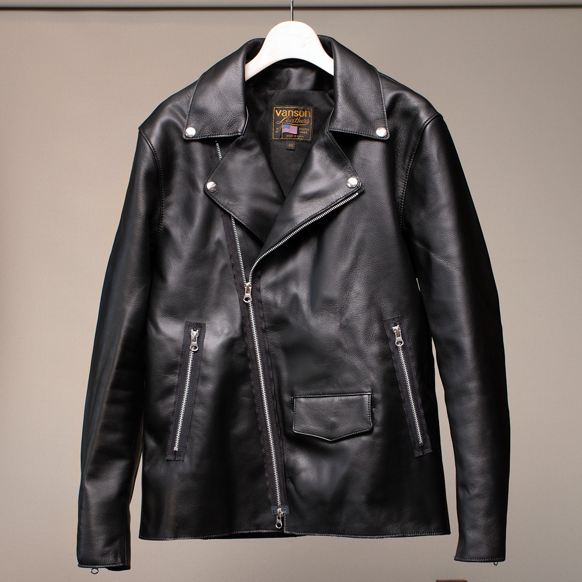 Vanson Special Custom Double Riders Jacket Type 2 ゴートスキン