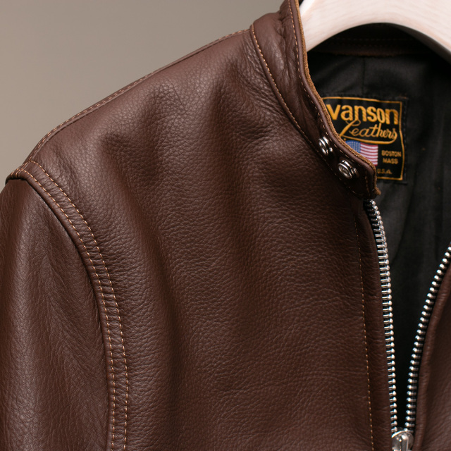 Vanson Special Custom Single Riders Jacket Type-2 チョコレート