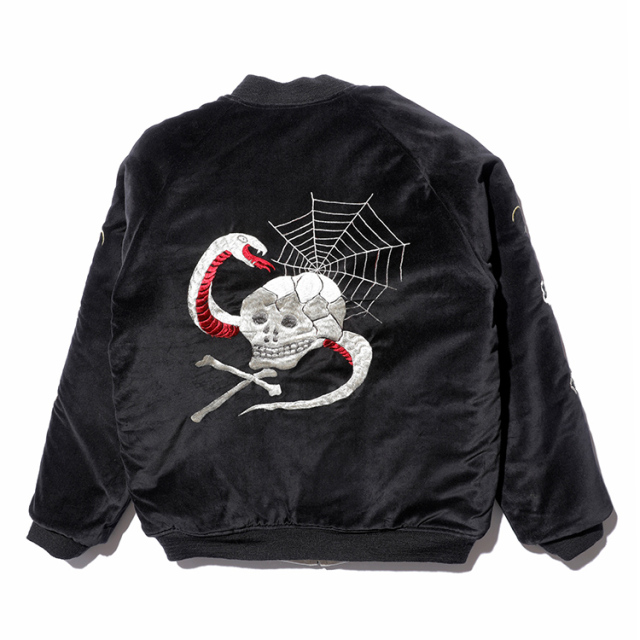 JELADO ジェラード JP13409 Skull Snake Souvenir Jacket スカル