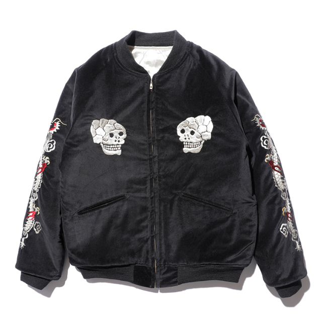JELADO ジェラード JP13409 Skull Snake Souvenir Jacket スカル