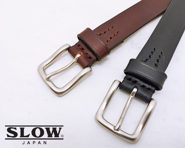 SLOW スロウ herbie 27mm plain belt ハービー プレーンベルト HS68J