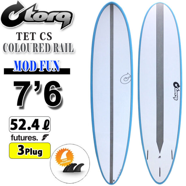 torq surfboard トルク サーフボード TET CS Color Design MOD FUN 7'6