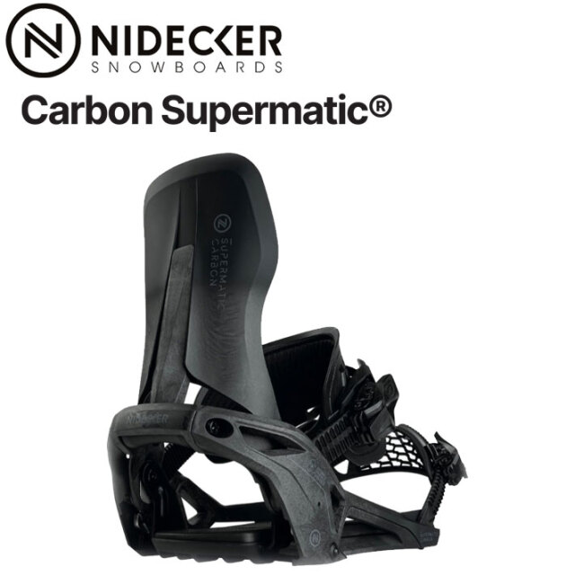 25-26 NIDECKER ナイデッカー ビンディング Carbon Supermatic