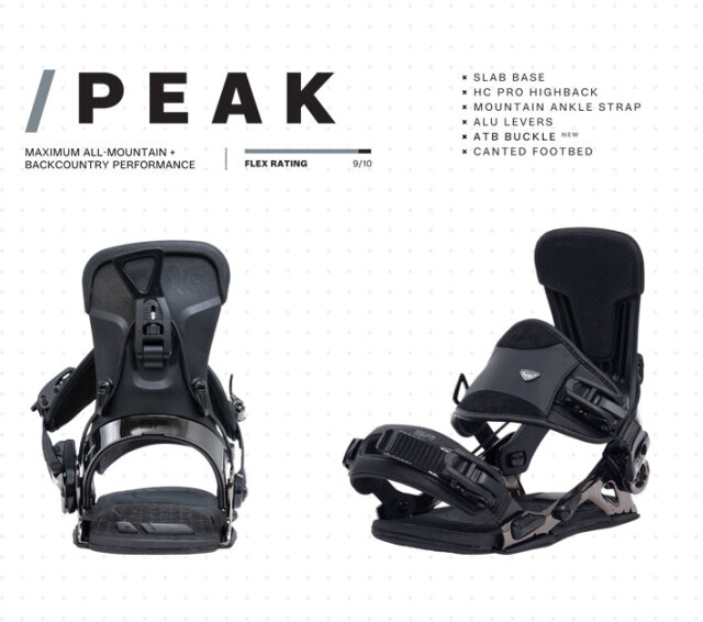 予約] 25-26 SP エスピー ビンディング BINDING PEAK ピーク