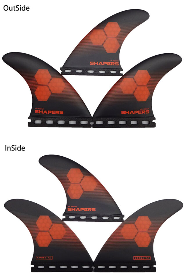 SHAPERS FIN シェイパーズフィン AM1 CORELITE FUTURE [MEDIUM] TRIFIN