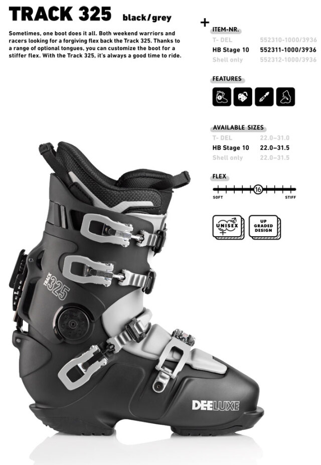 25-26 DEELUXE アルペン ブーツ ディーラックス TRACK 325 トラック