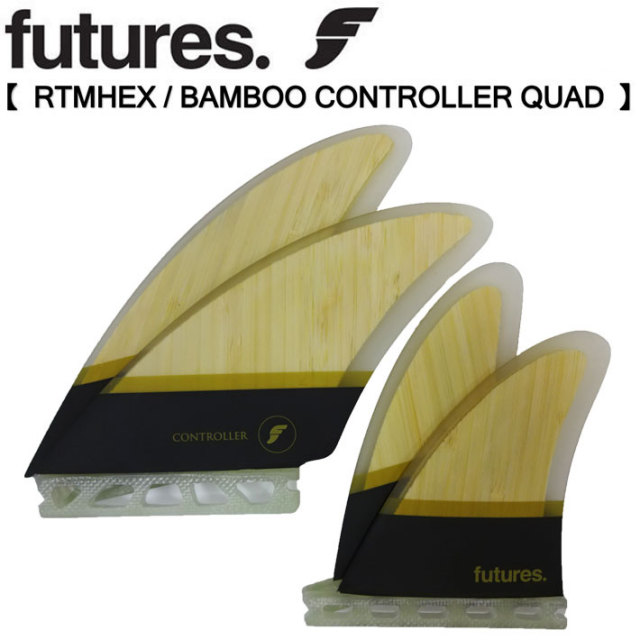 futures.フィン フューチャー フィン RTM HEX BAMBOO CONTROLLER QUAD