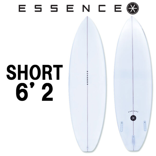 2025 ESSENCE BOARDS エッセンス サーフボード SHORT 6.2ft CLEAR