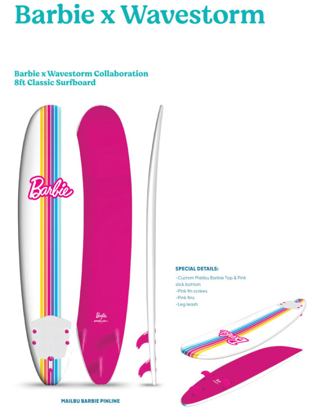 在庫限り] Wavestorm ウェーブストーム サーフボード Barbie バービー