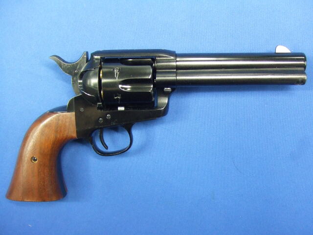 コルト SAA.45 シビリアン Wディープブラック ABS 木製グリップ仕様 X