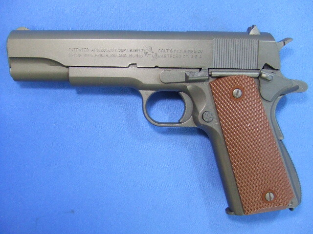 中古】カスタム WA コルトガバメント M1911A1ミリタリーモデル HW