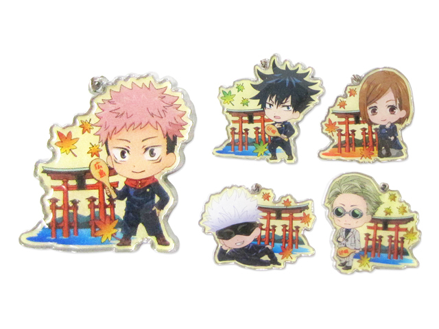 呪術廻戦 ご当地メタルキーホルダー 鳥居バージョン