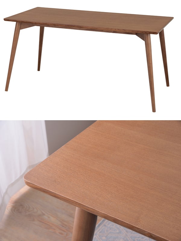 アッシュ材ダイニングセット4人掛けブラウン｜北欧家具アンバーデザイン