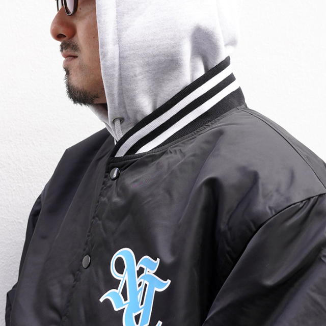 限定】UTOPIA×NASTOYS「NASTOPIA 3RD LOGO SD JACKET / BLACK