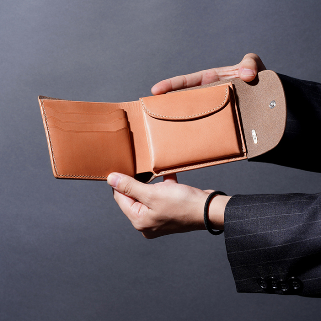 MOTOR / モーター「HORWEEN CHROMEXCEL SHORT WALLET / NATURAL