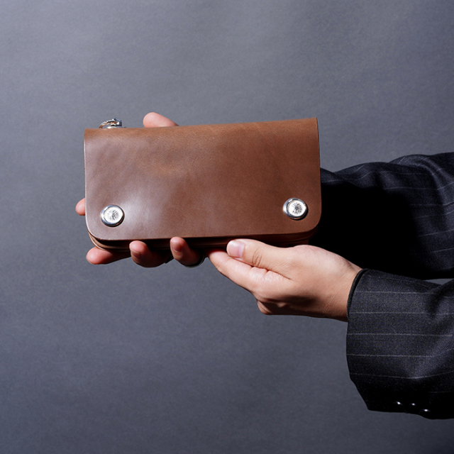 MOTOR / モーター「HORWEEN CHROMEXCEL LEATHER TRACKER'S WALLET