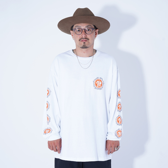 LIMITED ITEM】BUDDY JOKES×AMERICAN WANNABE「 BW TRADEMARK L/S TEE